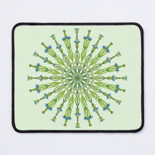 Item preview, Cornflower mandala designed and sold by Poplartree.