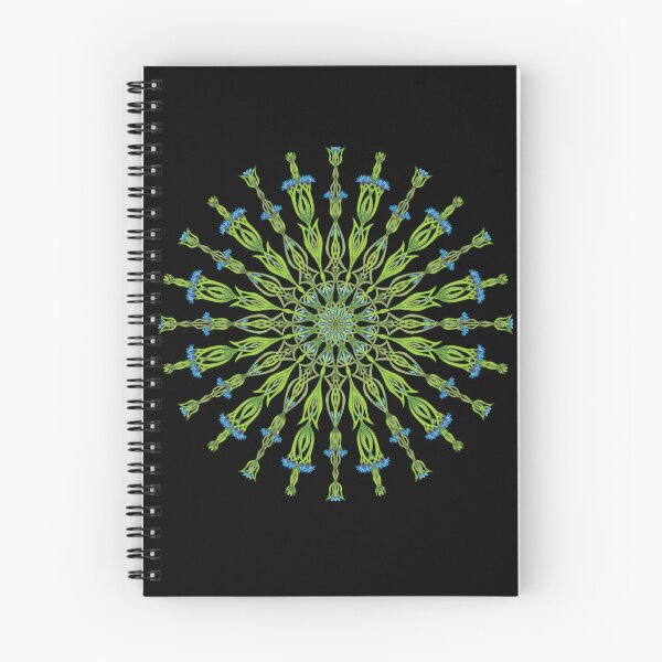 Item preview, Cornflower mandala designed and sold by Poplartree.