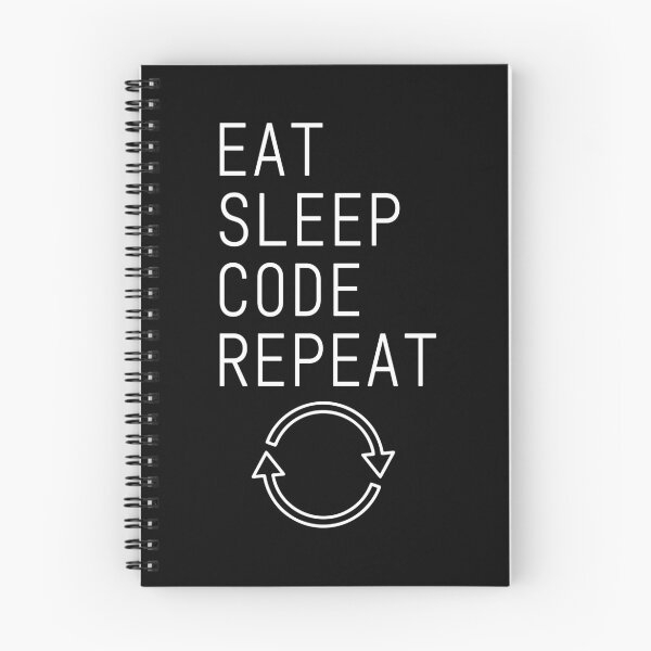 Item preview, Eat Sleep Code Repeat Classic Programmer Daily Routine Gift Design designed and sold by Dantin.