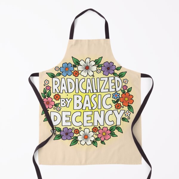 Item preview, Radicalized by Basic Decency Floral - Luminous Feminist Art designed and sold by PriyaMagic.