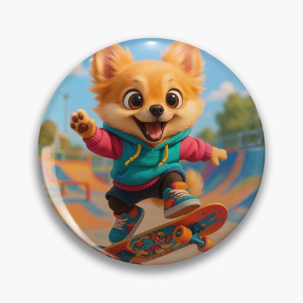 Item preview, Skater Pomchi designed and sold by Sillytoe.