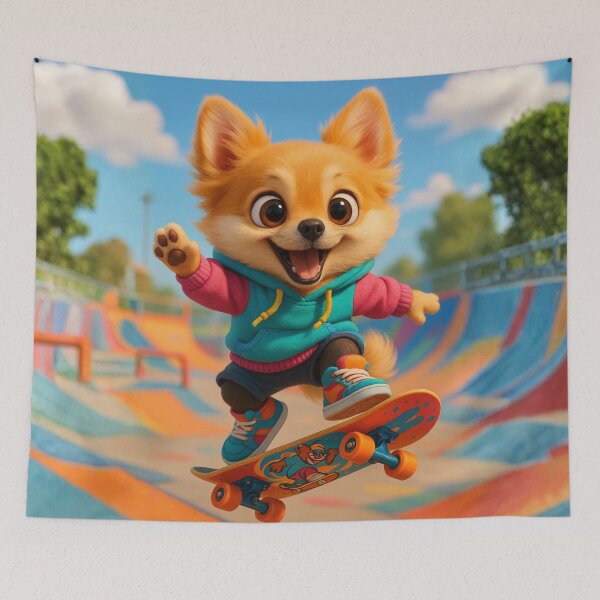 Item preview, Skater Pomchi designed and sold by Sillytoe.