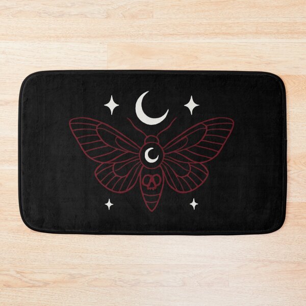 Item preview, Gothic Death Moth Moon - Minimalist Celestial Occult Art designed and sold by AUDIO KULT.