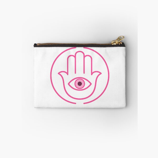 Item preview, Minimalist Hamsa Protection Symbol - Pink designed and sold by That-Jewy-Shop.