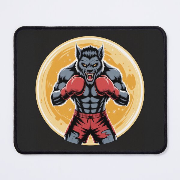Item preview, Wolf Boxer Gym Motivation Shirt – Fierce Fighter Workout Art for Hardcore Training and Alpha Mindset | Ultra HD premium design designed and sold by MillionaireGenZ ⭐⭐⭐⭐⭐ (5.0).
