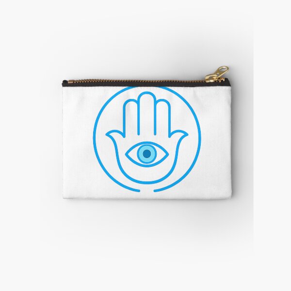 Item preview, Minimalist Hamsa Protection Symbol - Blue designed and sold by That-Jewy-Shop.