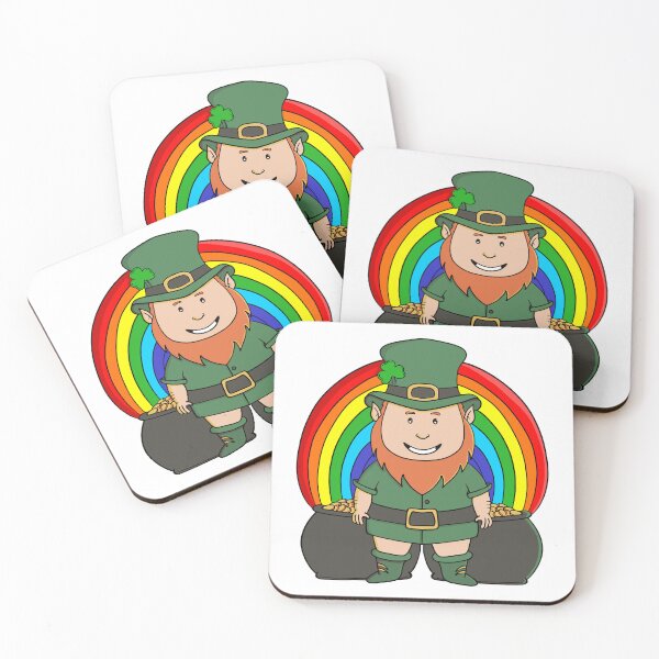 Item preview, Lucky Leprechaun with Rainbow Pot of Gold designed and sold by shopdiego.