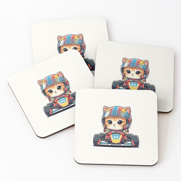 Item preview, Cute Racing Cat designed and sold by HoopeStylee.