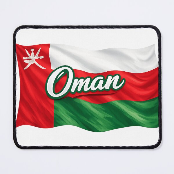 Item preview, Oman Waving Flag Design – Omani Pride Patriotic Country Graphic designed and sold by GarnerSupplyCo.