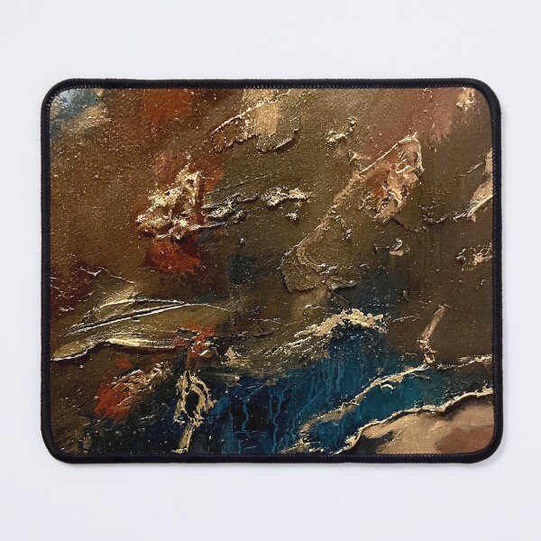 Item preview, "Terrestrial Treasures" Abstract Landscape Oil Painting designed and sold by Jenn Krauss.