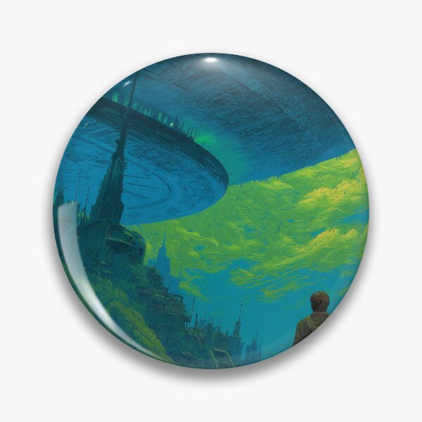 Item preview, Verdant Megastructure | Retro Sci-Fi Overgrown Cityscape Illustration designed and sold by MetroEnvision.