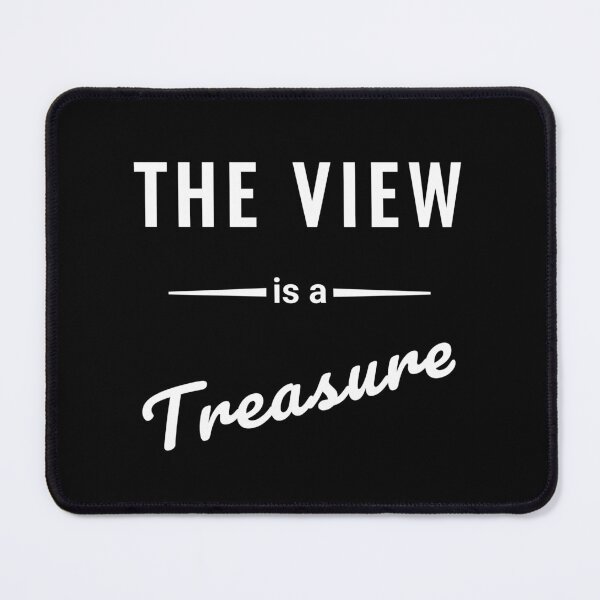 Item preview, The View is a Treasure – Vanlife saying designed and sold by SouthVibeDesign.