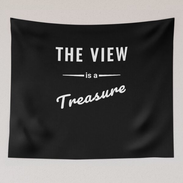 Item preview, The View is a Treasure – Vanlife saying designed and sold by SouthVibeDesign.