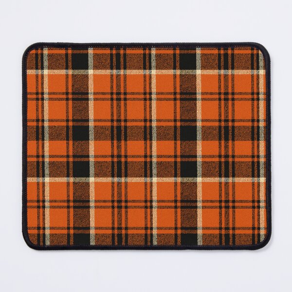 Item preview, Anaheim Ducks plaid tartan designed and sold by Broken Antler Designs .