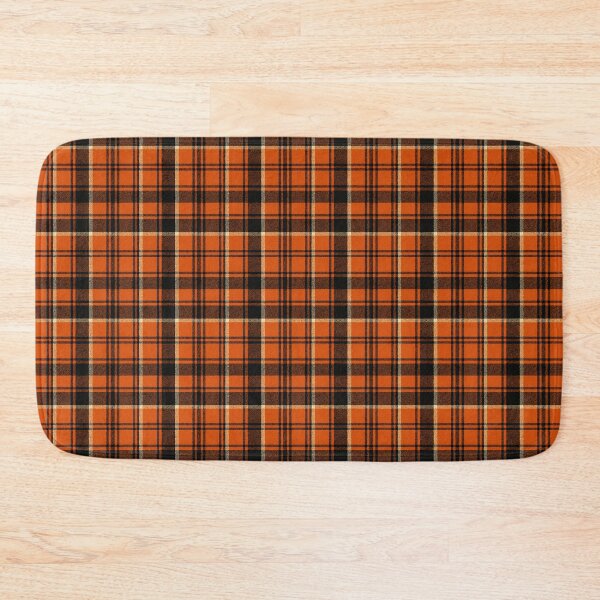 Item preview, Anaheim Ducks plaid tartan  designed and sold by Broken Antler Designs .