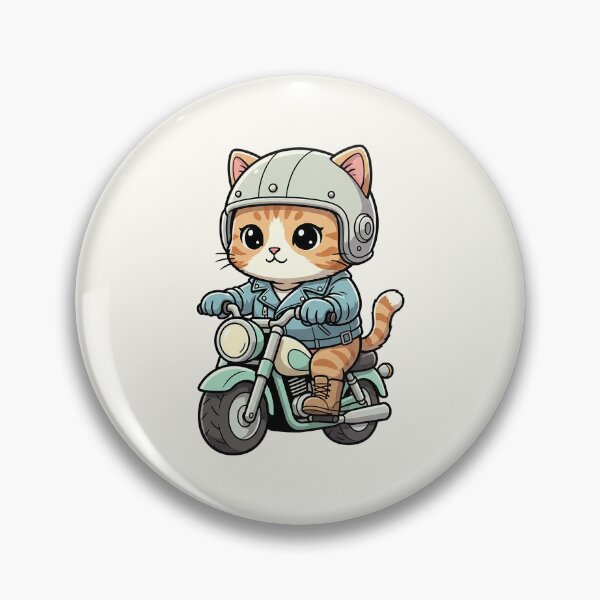 Item preview, Motorcycle Biker Cat designed and sold by HoopeStylee.