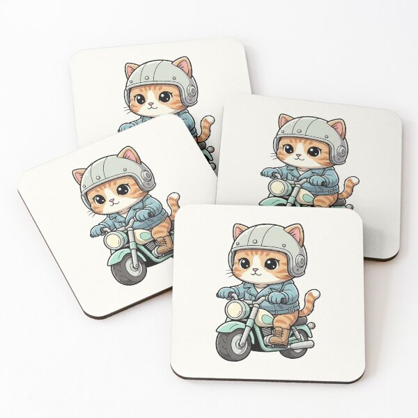 Item preview, Motorcycle Biker Cat designed and sold by HoopeStylee.