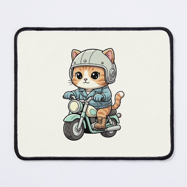 Item preview, Motorcycle Biker Cat designed and sold by HoopeStylee.