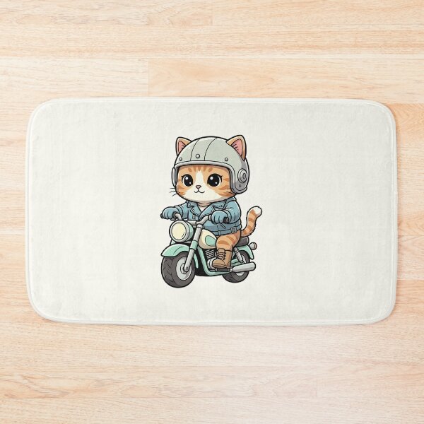 Item preview, Motorcycle Biker Cat designed and sold by HoopeStylee.