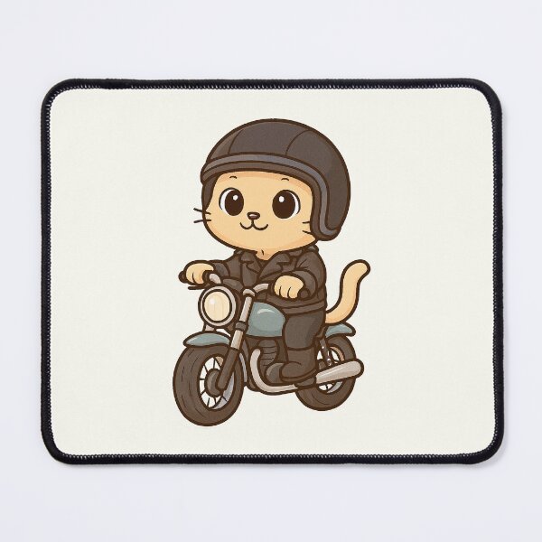 Item preview, Cute Biker Cat designed and sold by HoopeStylee.