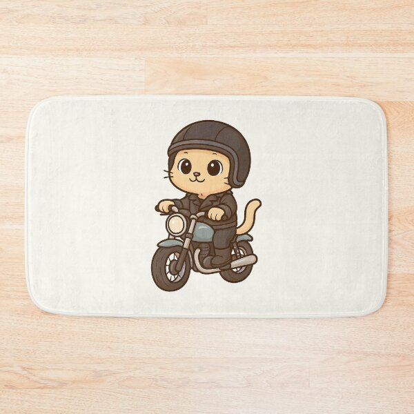 Item preview, Cute Biker Cat designed and sold by HoopeStylee.