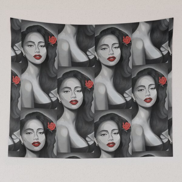 Item preview, Woman with Red Rose designed and sold by Zion Lion .
