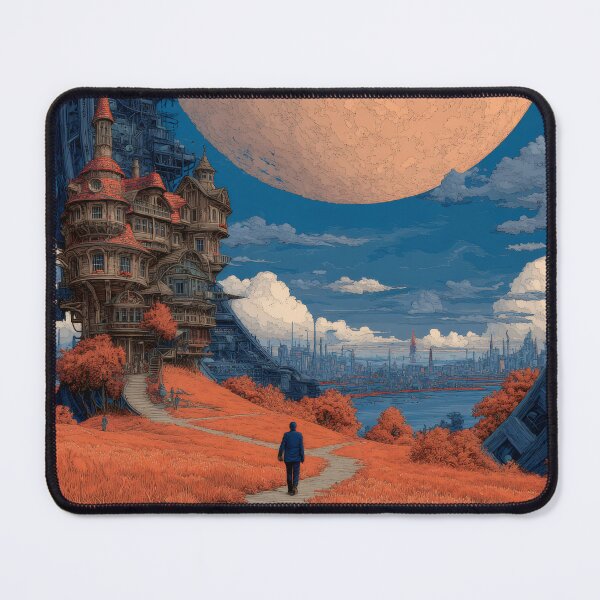 Item preview, Celestial Gateway | Retro Sci-Fi Victorian Surrealism Art designed and sold by MetroEnvision.