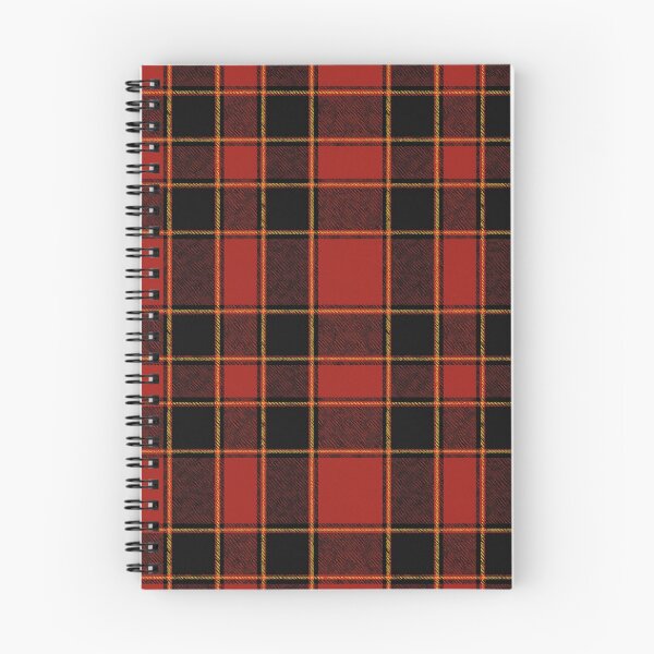 Item preview, Calgary Flames plaid tartan  designed and sold by Broken Antler Designs .