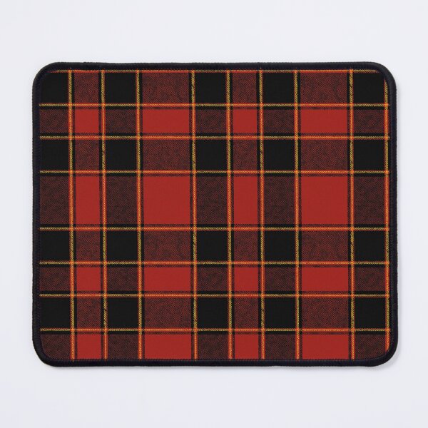 Item preview, Calgary Flames plaid tartan designed and sold by Broken Antler Designs .