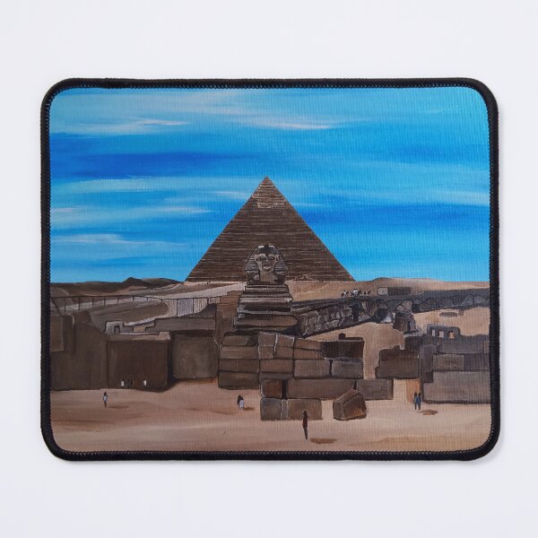 Item preview, The Great Sphinx and the Pyramid of Khafre designed and sold by Alfred Fox Art.
