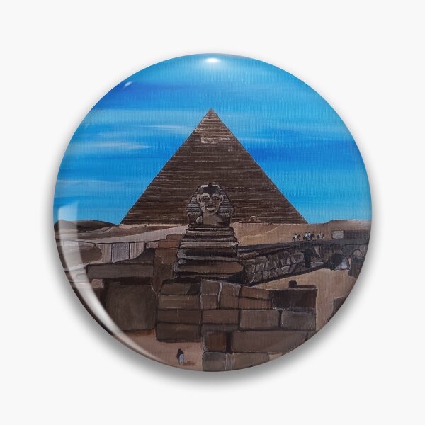 Item preview, The Great Sphinx and the Pyramid of Khafre designed and sold by Alfred Fox Art.