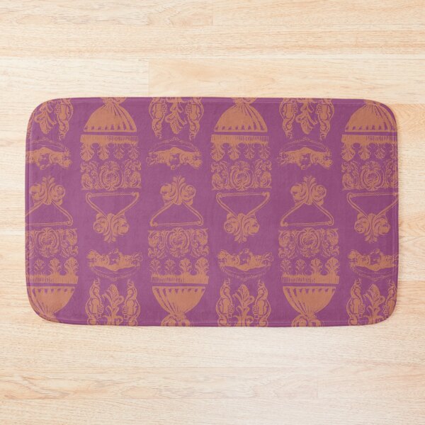 Item preview, Antique Furniture Decorations Stripe Rose Gold on Mauve designed and sold by Digitalmyth's Designs.