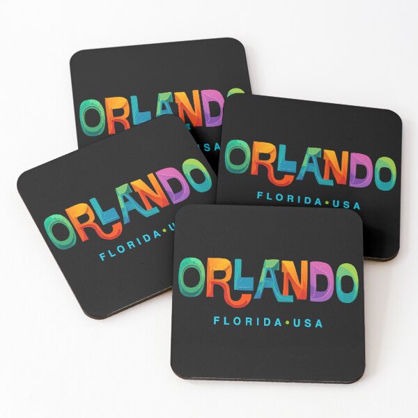 Item preview, Orlando Florida Retro Tropical Design designed and sold by Futurebeachbum.