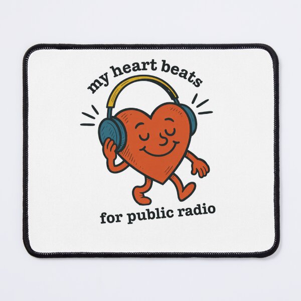 Item preview, My Heart Beats For Public Radio designed and sold by krystalRomanart.