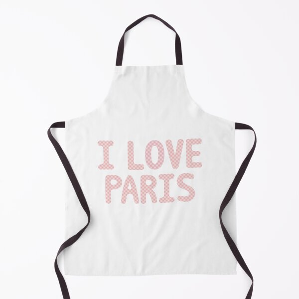 Item preview, I Love Paris Gingham Letters designed and sold by chicforever.