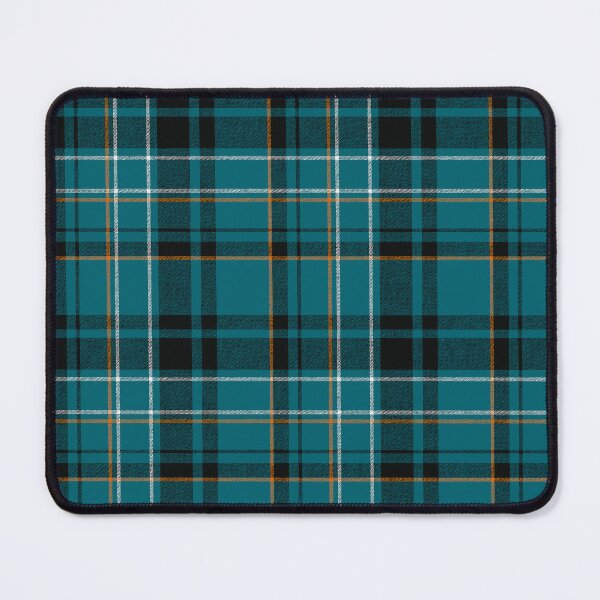Item preview, San Jose Sharks plaid tartan designed and sold by Broken Antler Designs .