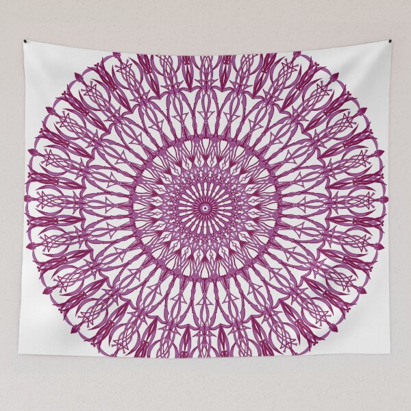 Item preview, Purple mandala designed and sold by Poplartree.
