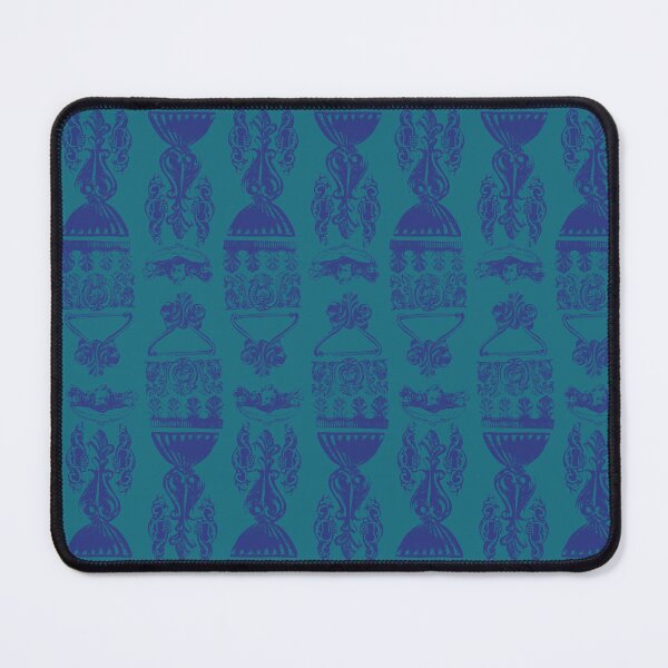 Item preview, Antique Furniture Decorations Stripe Blue on Teal designed and sold by Digitalmyth's Designs.