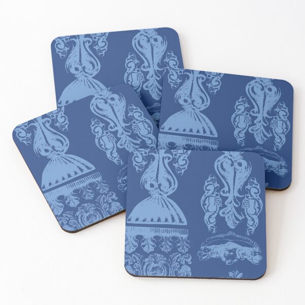 Item preview, Antique Furniture Decorations Stripe Blue designed and sold by Digitalmyth's Designs.
