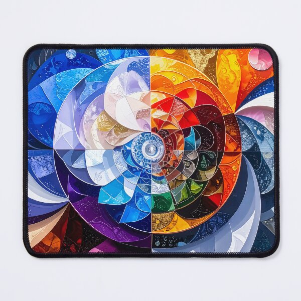 Item preview, Color Spiral Geometry – Modern Abstract Art designed and sold by NizuCaCi.