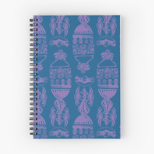 Item preview, Antique Furniture Decorations Stripe Purple on Blue designed and sold by Digitalmyth's Designs.