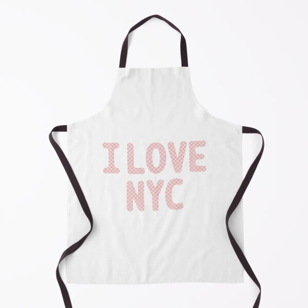 Item preview, I Love New York City Pink Gingham Letters designed and sold by chicforever.
