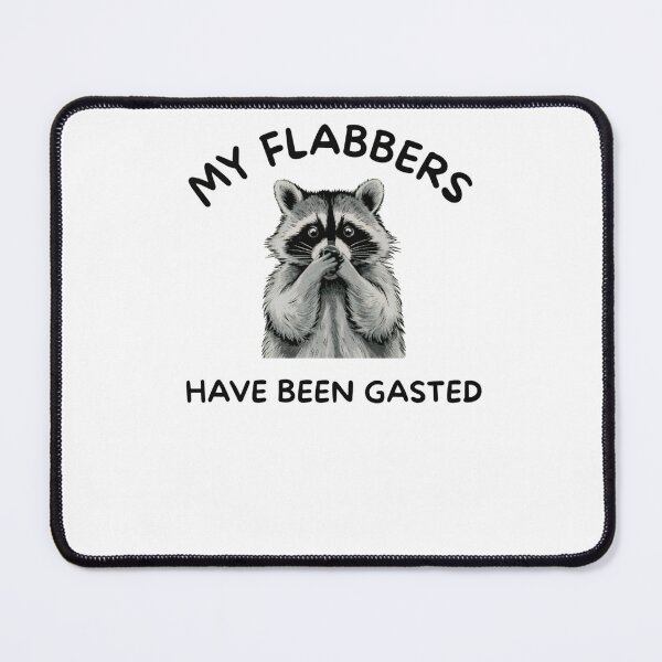 Item preview, My Flabbers Have Been Gasted Raccoon designed and sold by krystalRomanart.