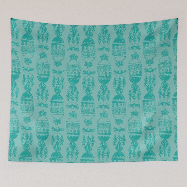 Item preview, Antique Furniture Decorations Stripe Teal designed and sold by Digitalmyth's Designs.