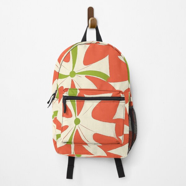 Item preview, Abstract Coral Lime Green Floral designed and sold by TheBohemianLark.