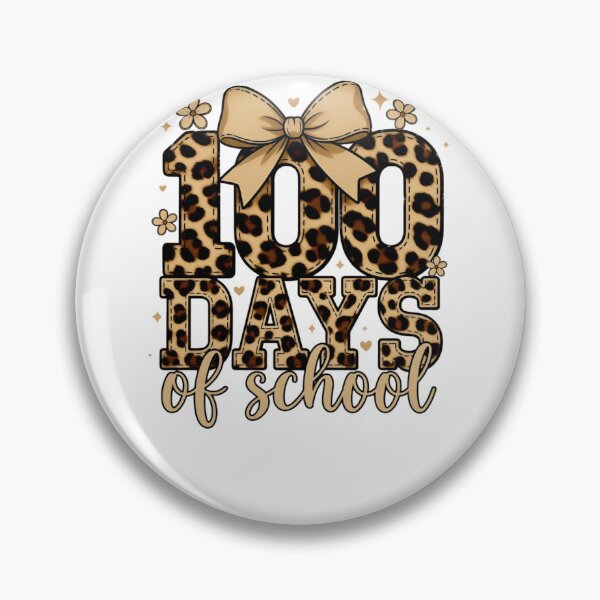 Item preview, 100 Days Of School Leopard designed and sold by krystalRomanart.