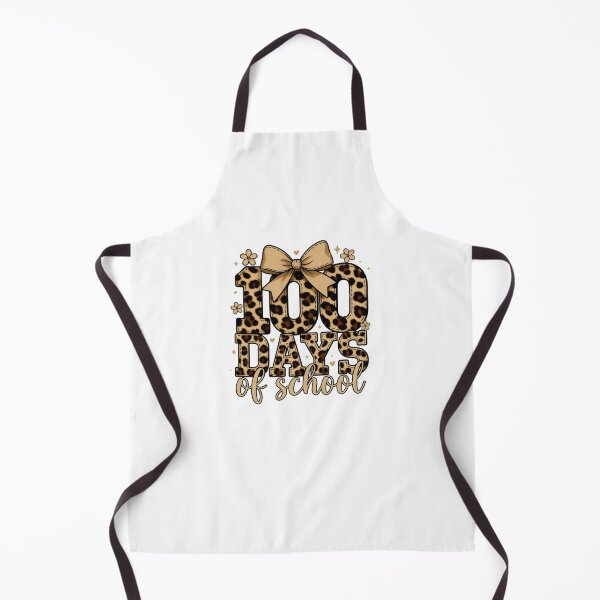 Item preview, 100 Days Of School Leopard designed and sold by krystalRomanart.