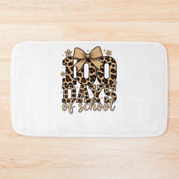 Item preview, 100 Days Of School Leopard designed and sold by krystalRomanart.