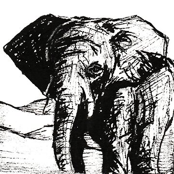 Artwork thumbnail, Elephant by ArtByFreya