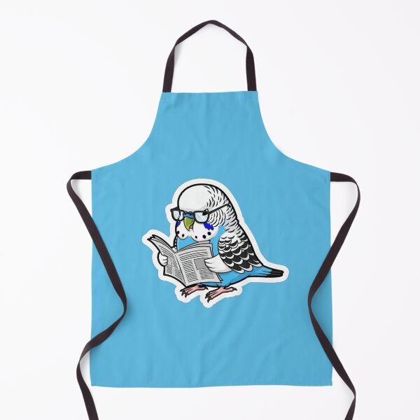 Item preview, The Morning Squawk: Scholarly Budgie Reading Newspaper designed and sold by jennyrose88.